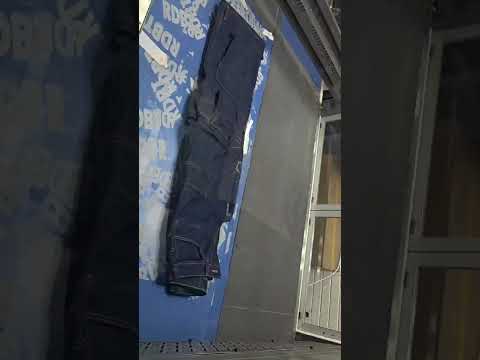 Using laser technology on Jeans (denim) for our client REDBAT