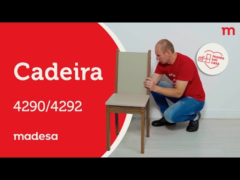 Montagem Cadeira 4290/4292 | Madesa Móveis