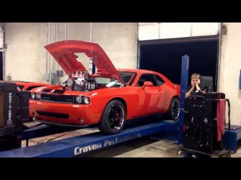 Craven Built 572" Big Block Hemi Challenger with a 10-71 ripping at the Dyno!