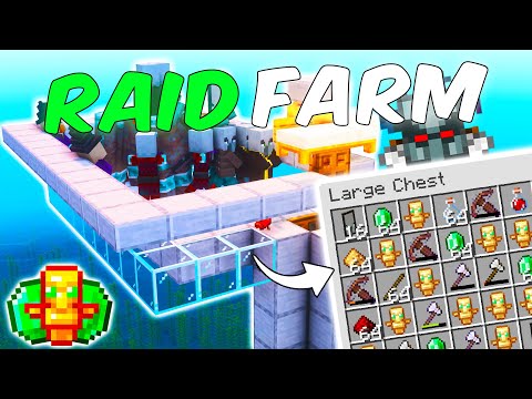 EN KOLAY BASKIN FARMI !! Minecraft: Ölümsüzlük Totemi Farmı Nasıl Yapılır l Minecraft Sistemler