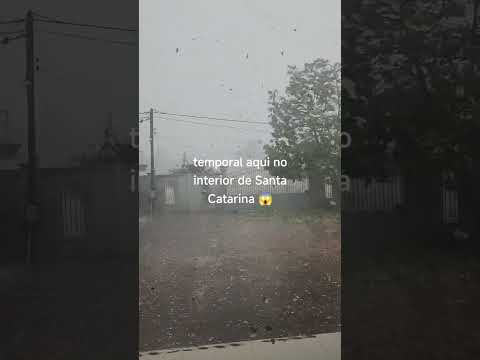 temporal aqui em Timbé do Sul interior de Santa Catarina 😱