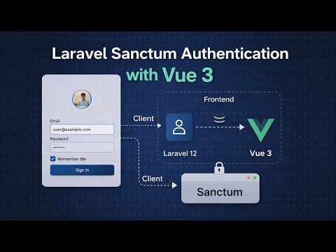 Laravel 12 + Vue 3 SPA Authentication Tutorial - Complete Sanctum Setup
