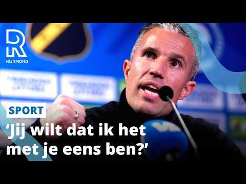 Van Persie clasht weer met journalisten | Rijnmond