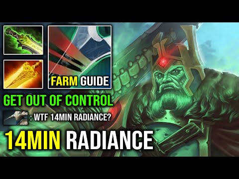 EPIC 14MIN RADIANCE Get of Control Wraith King OP Crit 100% Counter Everyone 7.29c DotA 2
