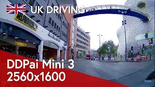 DDPAI MINI3 2560x1600 (2K+) Footage. Driving in the UK 🇬🇧 (2019)