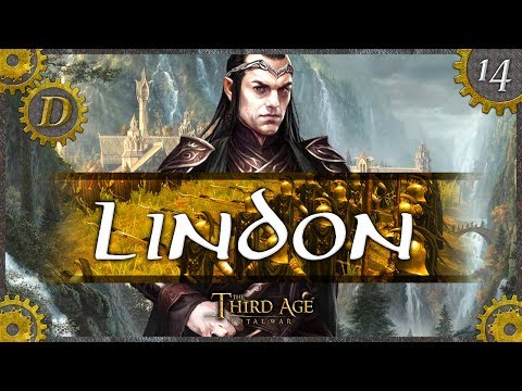 Lindon Campaign Rush E14 | Elves land on Tharbad! - Third Age Total War Divide and Conquer