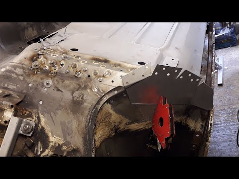 Classic Mini lower bulkhead and inner wing repair