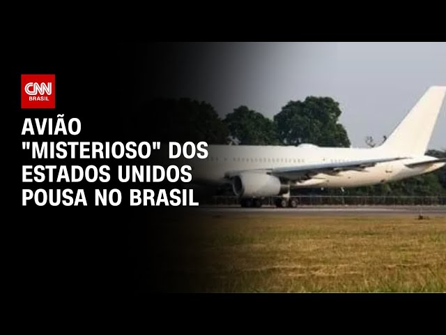 Avião misterioso dos EUA pousou com autorização da Defesa, diz aeroporto | CNN NOVO DIA