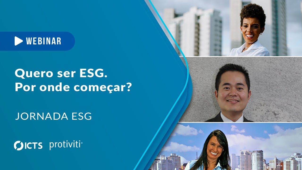 Webinar - Quero ser ESG. Por onde começar?