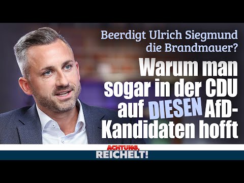 Siegmund wird zur Hoffnung gegen Brandmauer und Zwangsgebühren | Achtung, Reichelt! vom 24.09.2025