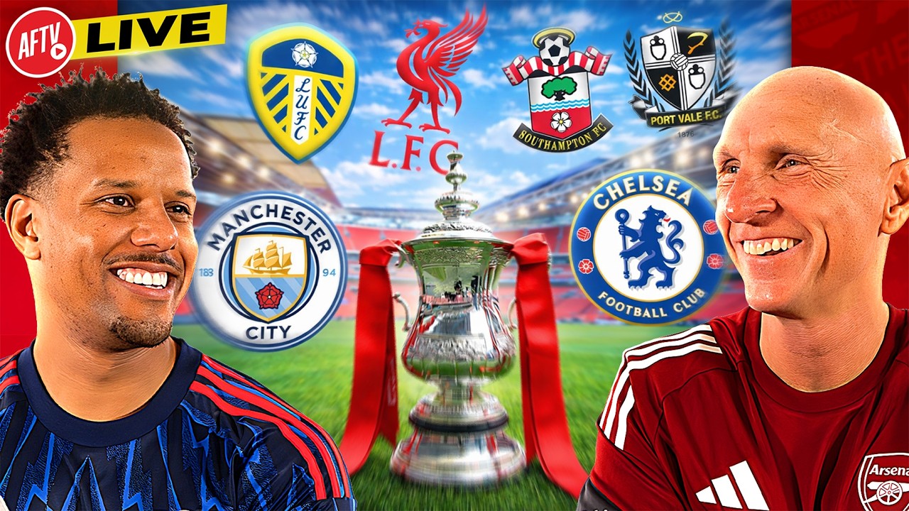 LIVE FA Cup Quarter Final Draw! | AFTV Live Ft. Lee Judges & Cecil
