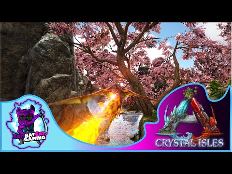 HATCHING OUR BLOOD CRYSTAL WYVERN + MOVING BASE! - ARK DLC Crystal Isles [EP5]
