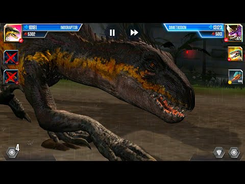 BOSS VS BOSS NO MODS, HOW TO MAKE THE MOST OF INDORAPTOR POWER | JURASSIC WORLD THE GAME