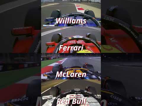 F1 Engine Sound Showdown 🔊 | Williams vs Ferrari vs Red Bull vs McLaren