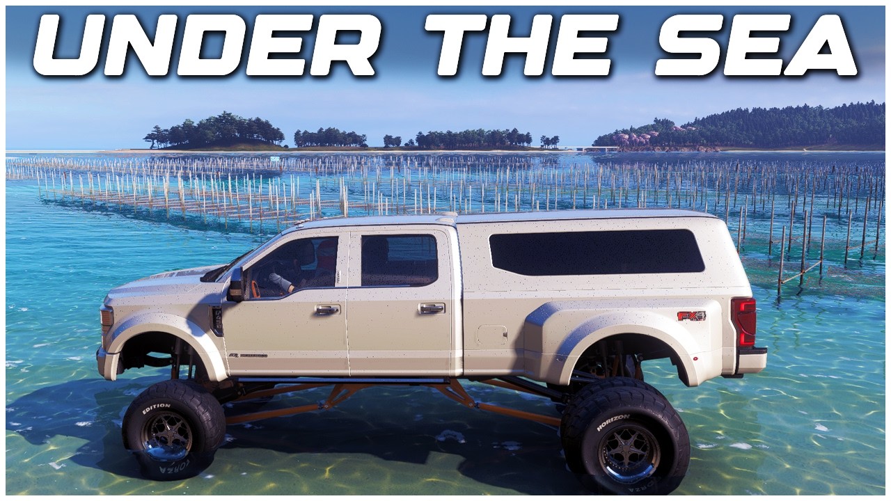 Forza Horizon 6 How to Complete the Under the Sea Skill (Smash a Seaweed Farm)