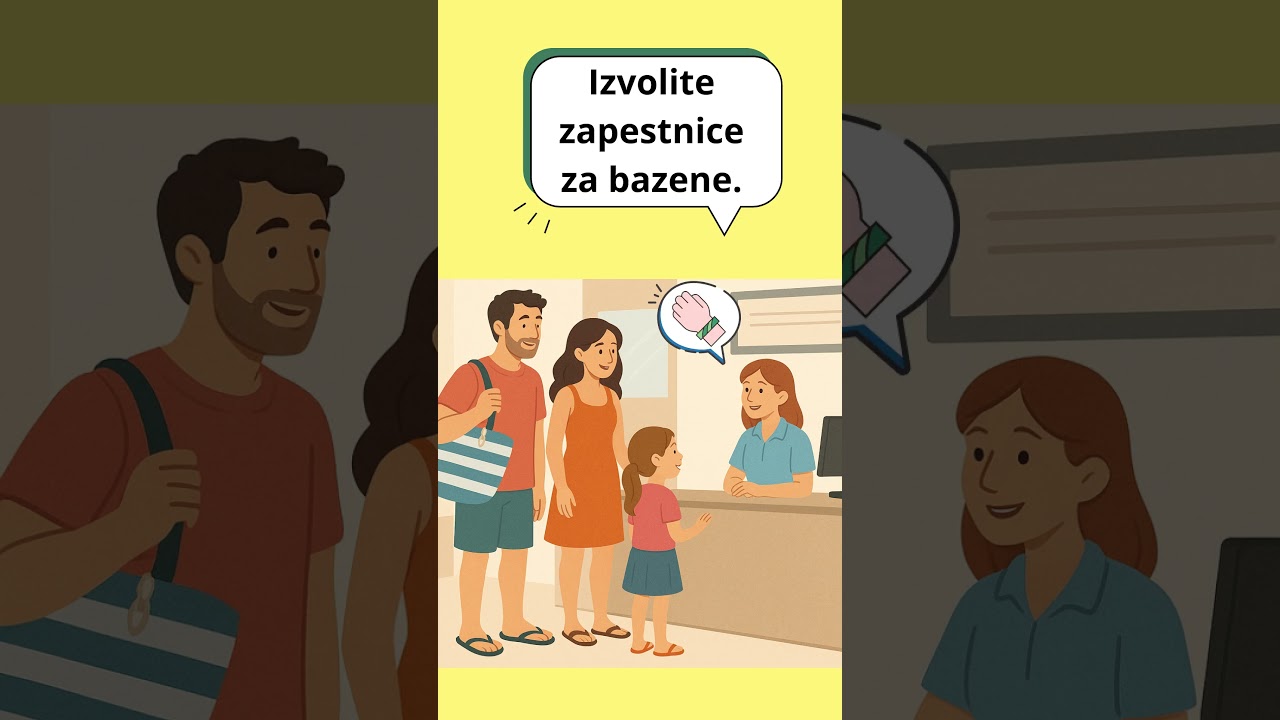 Na bazenu 🏊‍♀️ | Slovenščina za vsak dan – Dialogi za začetnike