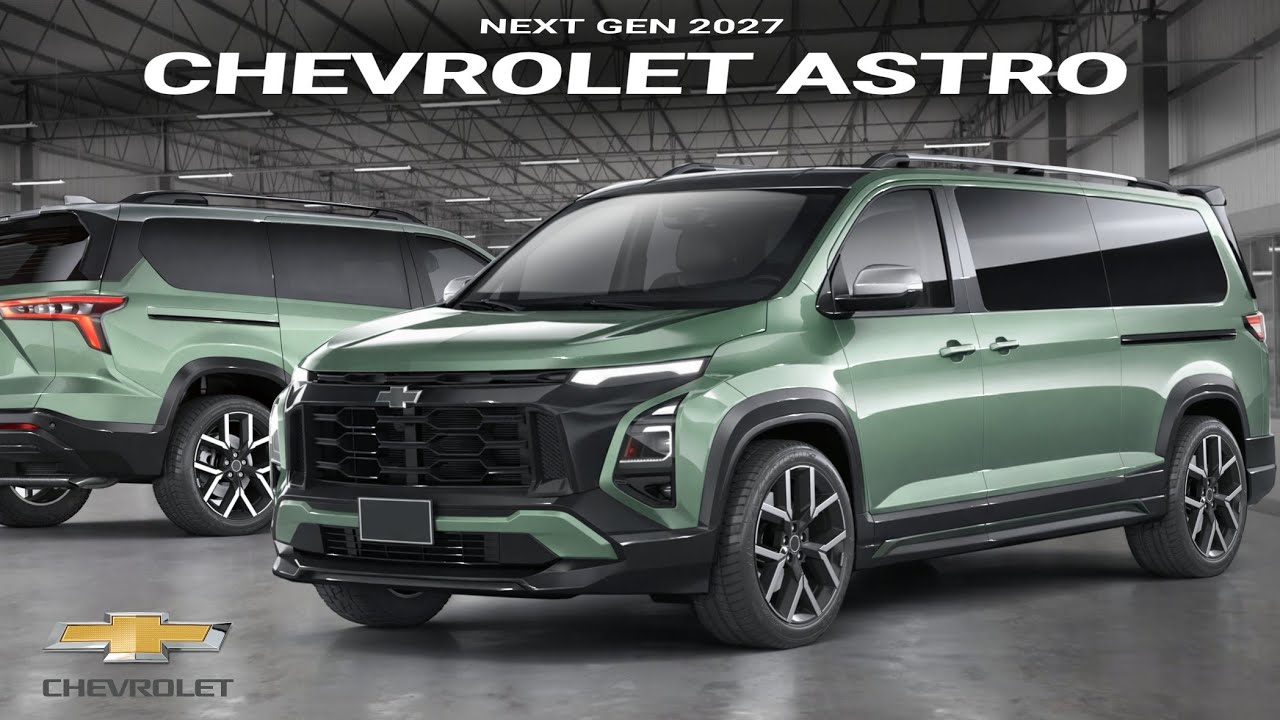 2027 Chevrolet Astro AWD Rebirth Digitally Threatens Pacifica