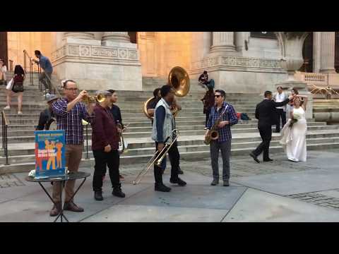 Iko Iko: Sugartone Brass Band, New York Public Library - NYC
