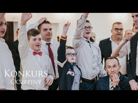 Jaka to melodia Śmieszny konkurs OCZEPINY WESELE 2022r Zespół Make Me Feel sala OSP Rybno