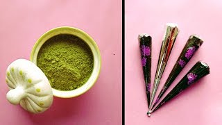 How to make Mehndi paste & cone at home  very 