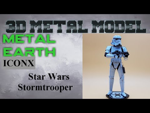 Metal Earth ICONX/Premium Series Build -  Star Wars Stormtrooper