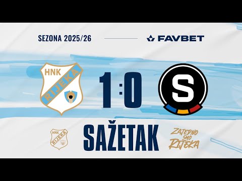 Konferencijska liga: Rijeka - Sparta Prag 1:0, 2. kolo (2025./2026.)