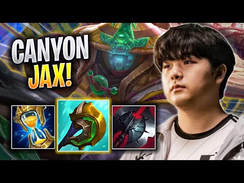 CANYON IS SO CRAZY WITH JAX! - DK Canyon Plays Jax JUNGLE vs Kindred! | Season 2023