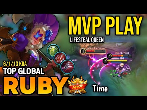 RUBY BEST BUILD 2022 | TOP GLOBAL RUBY GAMEPLAY | MOBILE LEGENDS✓