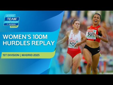 INTENSE sprint hurdles! 😤 Women's 100m hurdles replay | Madrid 2025