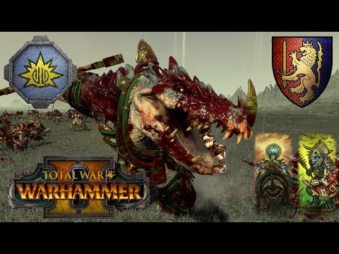 The NAKAI & LORD KROAK EPIC BUILD. Lizardmen Vs Bretonnia. Total War Warhammer 2, Multiplayer
