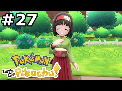 Pokémon Let's Go Pikachu (Nintendo Switch): Ep #27 - Palestra Azzurropoli - Erika - Gameplay It