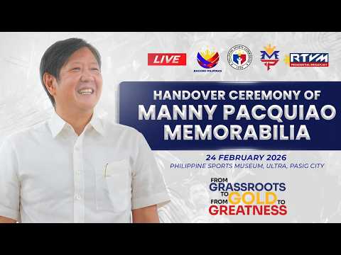 Handover Ceremony of Manny Pacquaio Memorabilia 02/24/2026