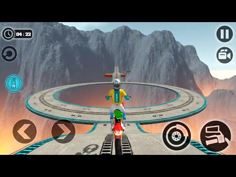 Impossible Moto Bike Tracks 3D -  High Speed Moto Driving Stunts Levels 12 to 15 Android Gameplay