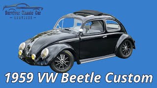 Video Thumbnail for 1959 Volkswagen Beetle