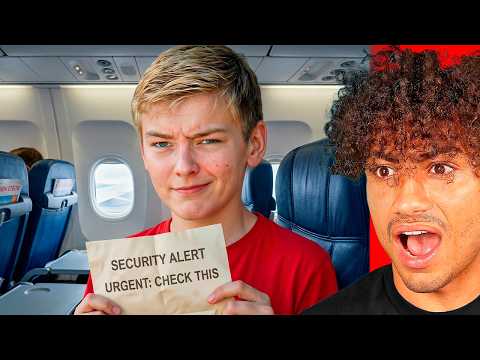 KID CRASHS PLANE TO SKIP TEST!
