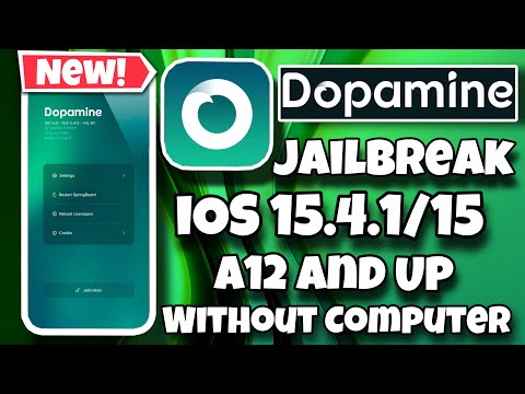 🔥💦Dopamine Jailbreak iOS 15.0 - iOS 15.4.1 for A12 and up without Computer released ✅
