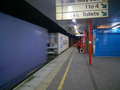 Night Freight Train through Wigan North Western