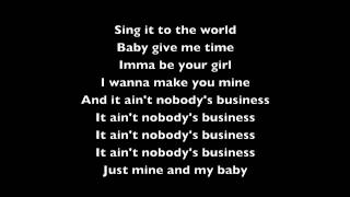 Rihanna ft Chris Brown Nobody&#39;s Business Lyric Video