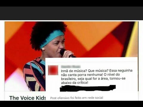 Participante do "The Voice Kids" Franciele Sofre Ataque Racistas Na Internet