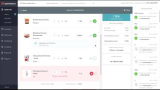 Order processing on Grofers Seller Dashboard - English
