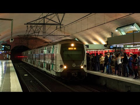 Cab ride of RER A on the Paris Suburb (Châtelet les Halles / Vincennes)
