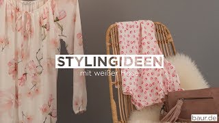 Weiße Hose Stylingideen Romantic | BAUR
