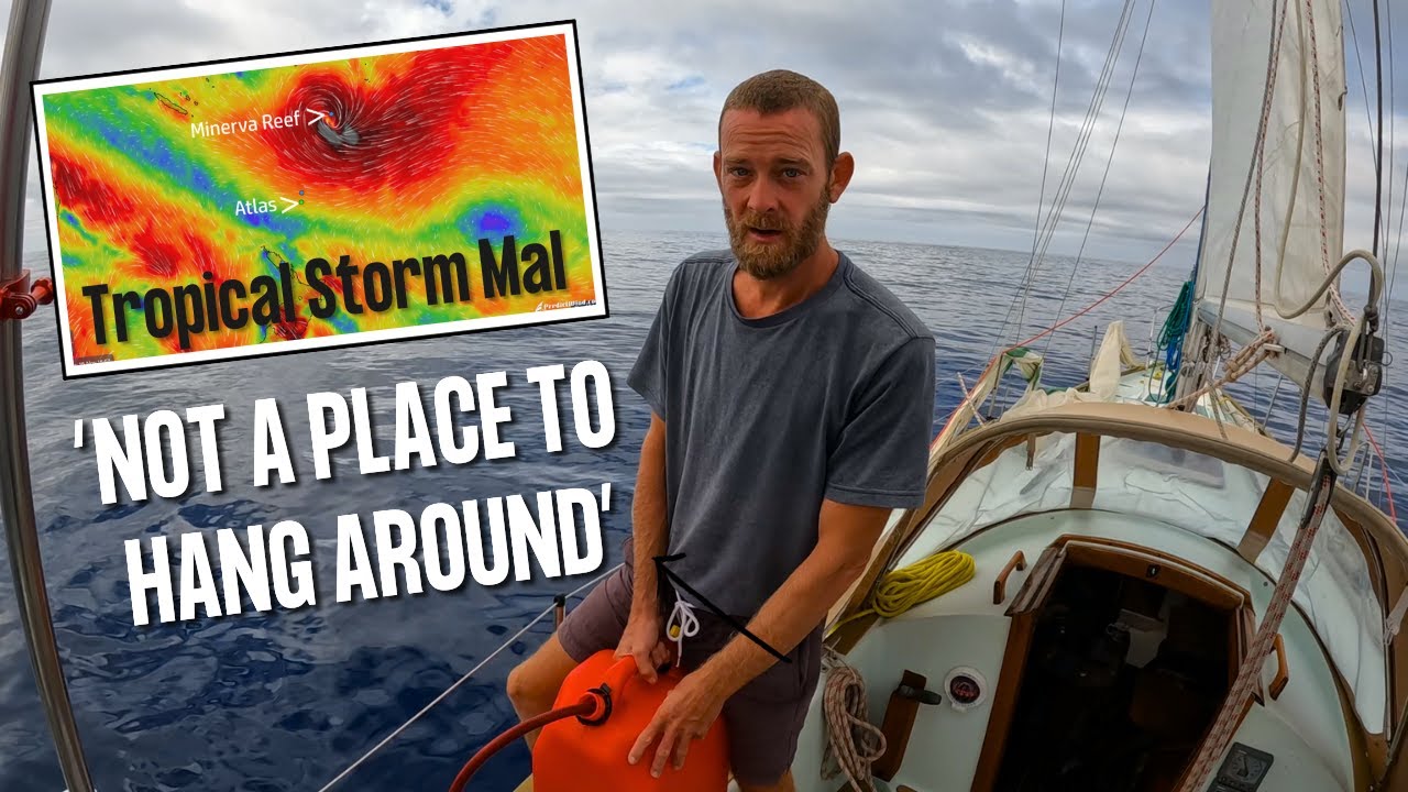 Becalmed 300 Miles North Of New Zealand / Sailing To NZ Pt 3 Ep 142