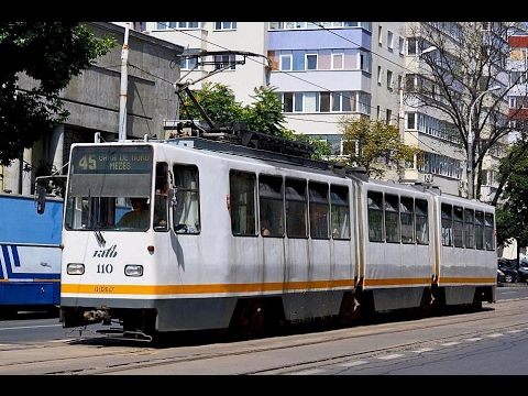 Cab view Linia 45.  Gara de Nord - Mezeș