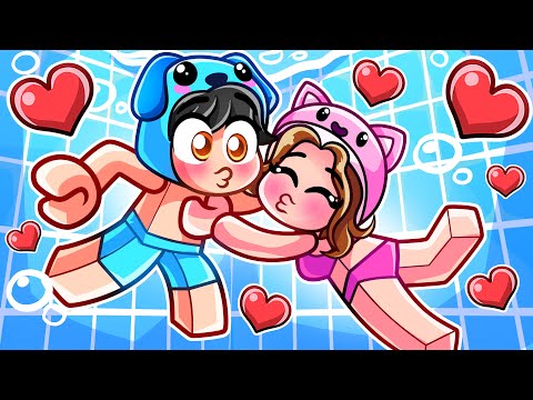 LILY KISSES OMZ At A POOL PARTY In Roblox...