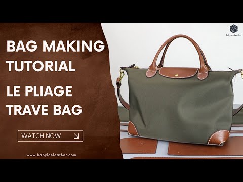 Large Le Pliage Travel Bag DIY Kit tutorial