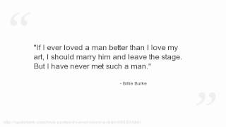 Billie Burke Quotes