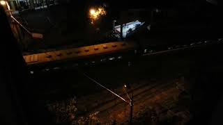 ベトナム・ハノイ コシアナホテルから見たハノイB駅付近のベトナム国営鉄道