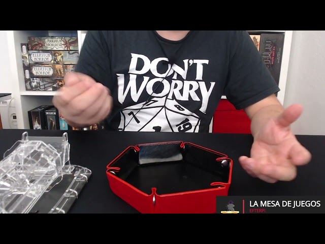 Vídeo relacionado con ENHANCE Torre de Dados LED de Sobremesa con Juego de Dados de 7 Piezas para Juegos de rol: Juego de Dados Transparente, Rodillo de Dados LED con Base de Bambú y Diseño de Torre de Castillo