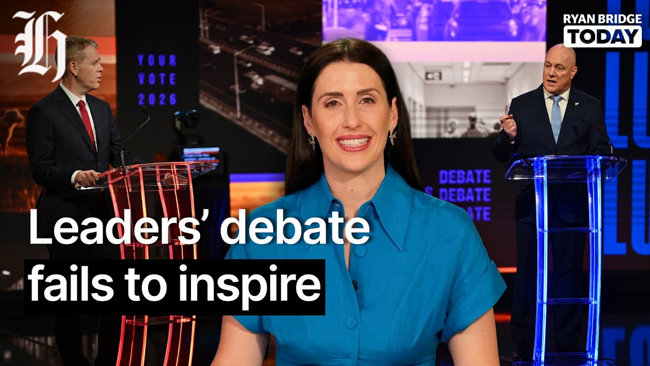 Nadine Higgins: Leaders’ debate fails to inspire | Ryan Bridge TODAY